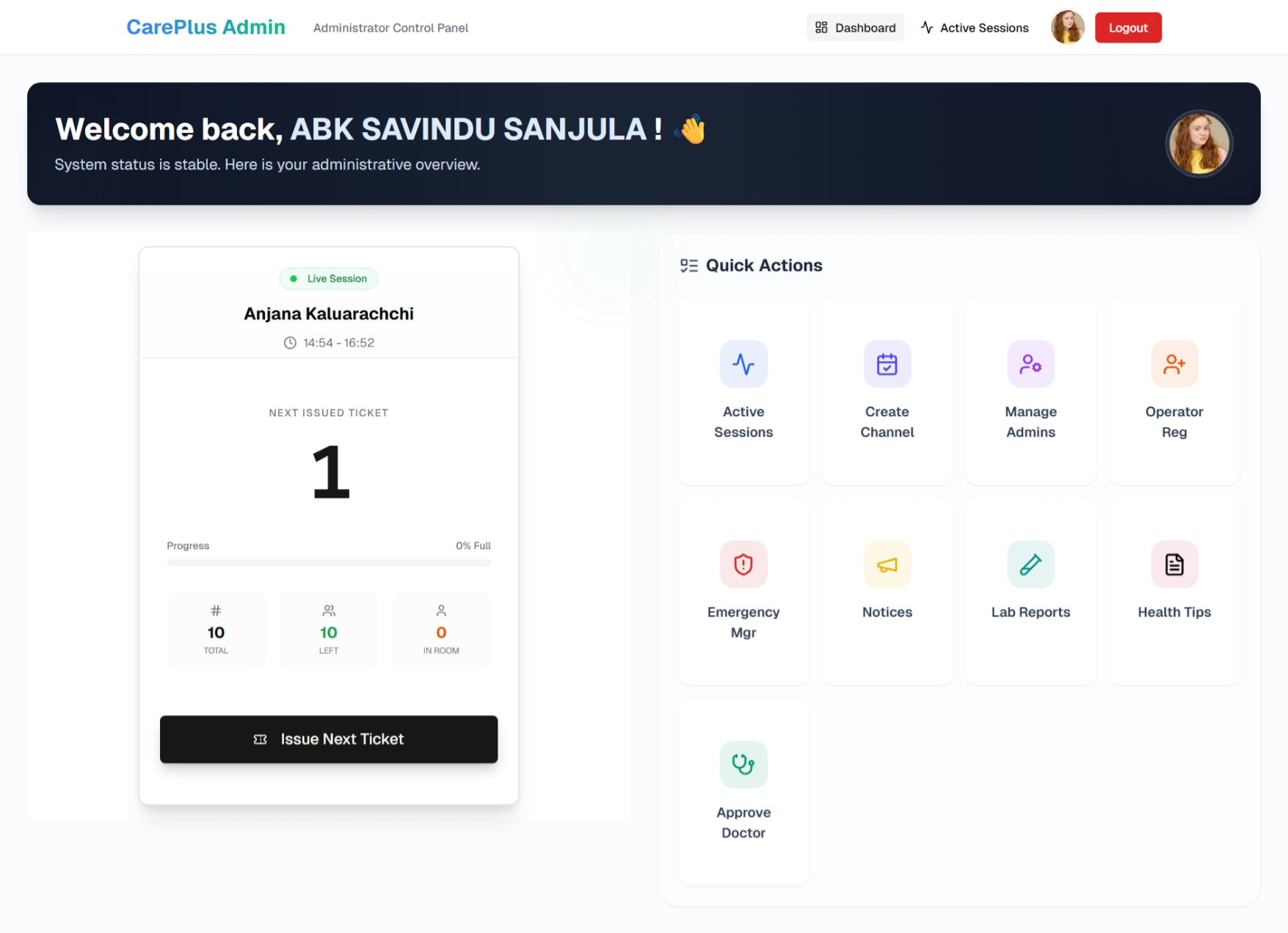 CarePlus – Centralized E-Healthcare Management System visualization 4