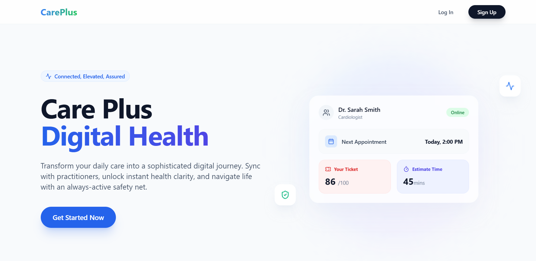 CarePlus – Centralized E-Healthcare Management System visualization 1