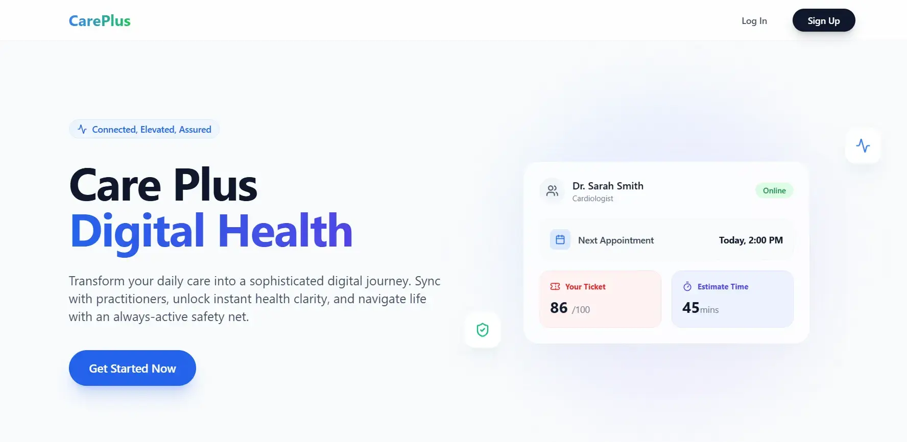 CarePlus – Centralized E-Healthcare Management System visualization 1
