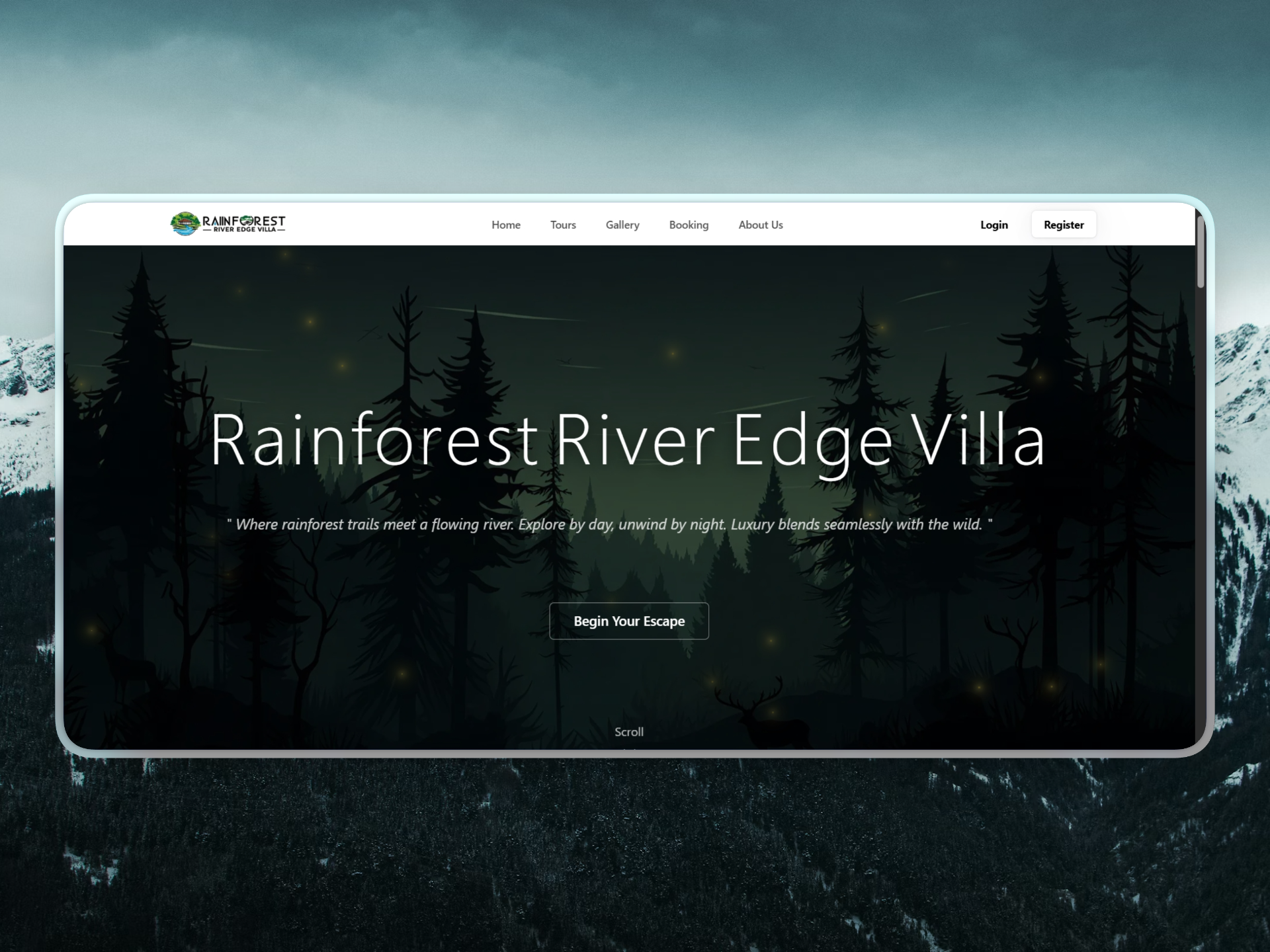 Rain Forest River Edge Villa