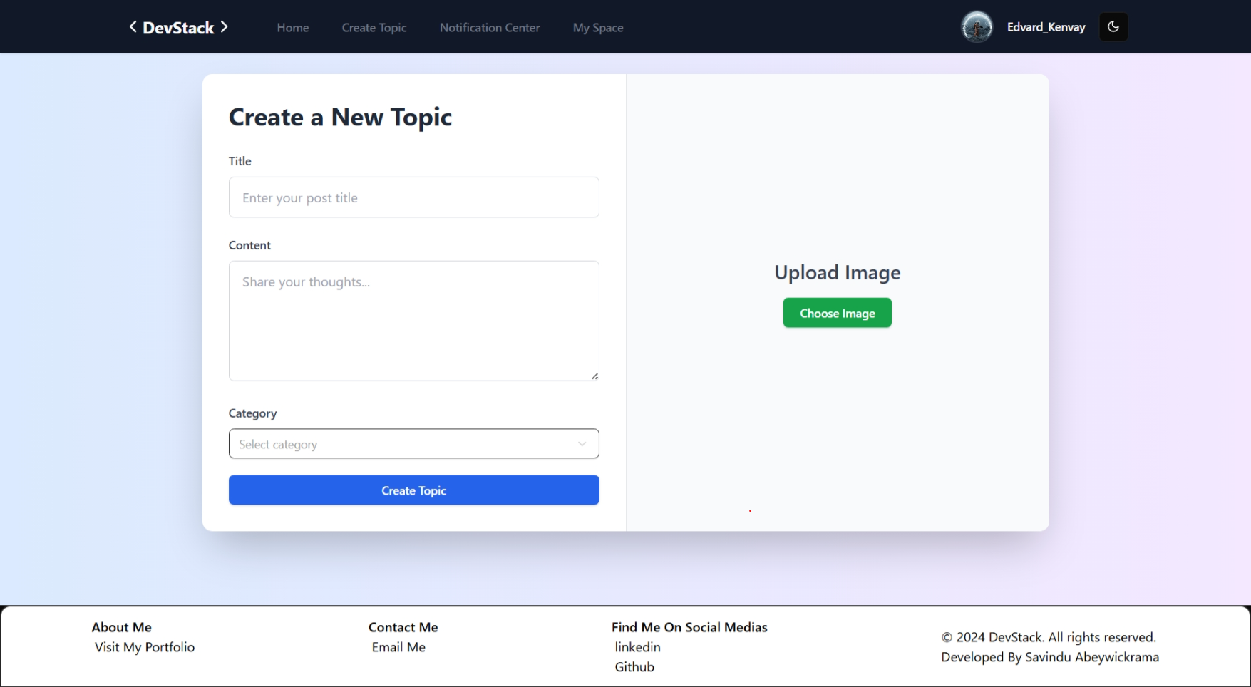 DevStack – Developer Forum & Knowledge Sharing Platform visualization 3